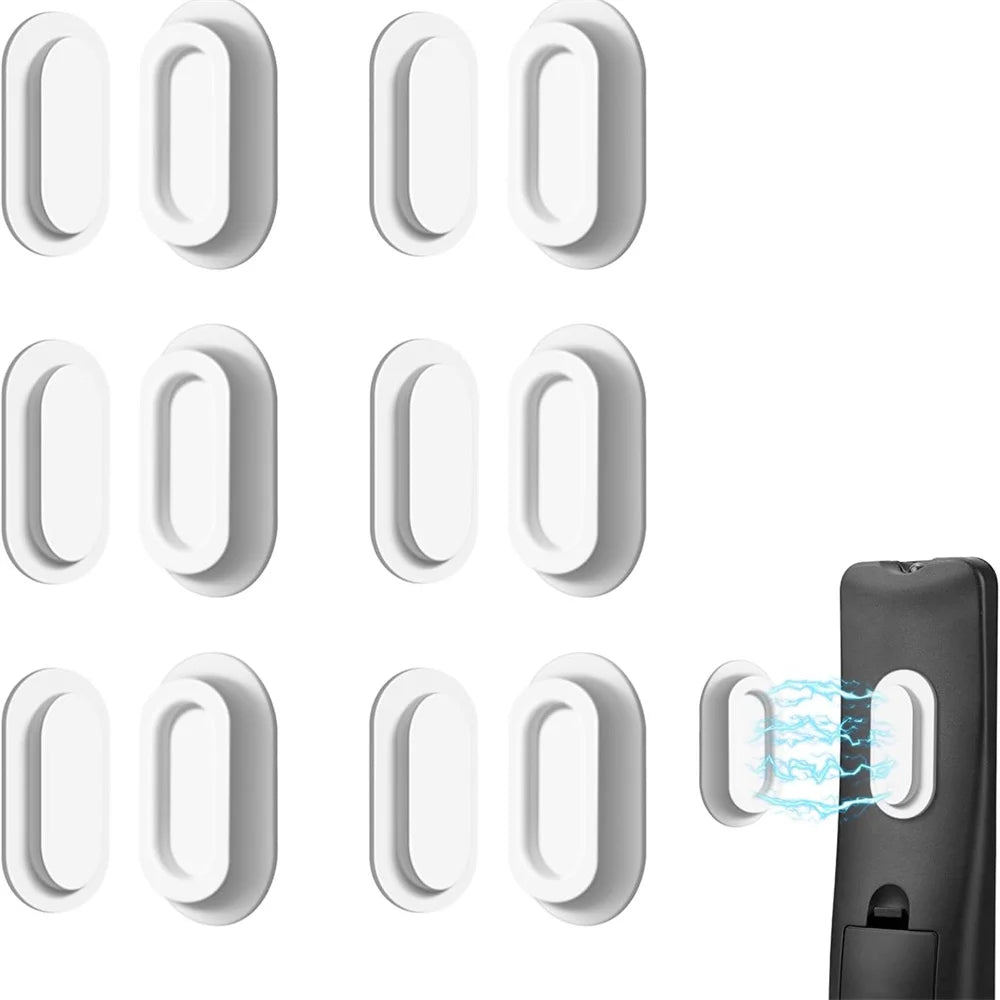 Magnetic Remote Control Holder - Keep Your Home Organized (6 pack)
