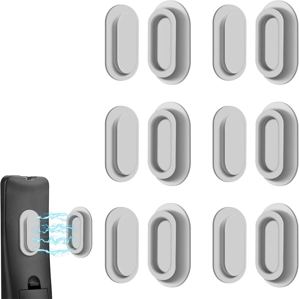 Magnetic Remote Control Holder - Keep Your Home Organized (6 pack)