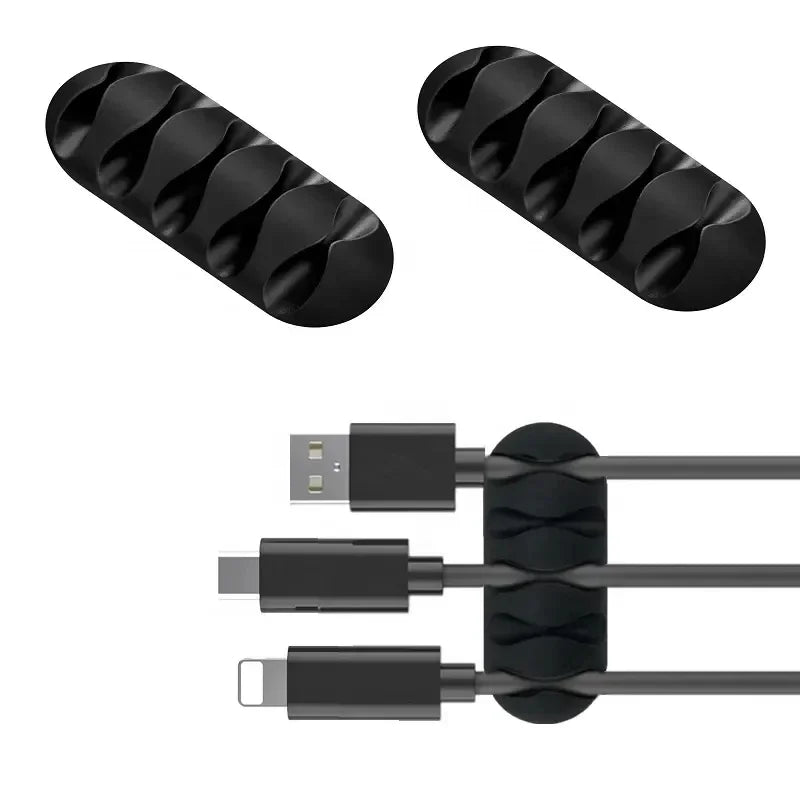 Silicon Cable Organizer - Keep Your Desk Neat And Tidy