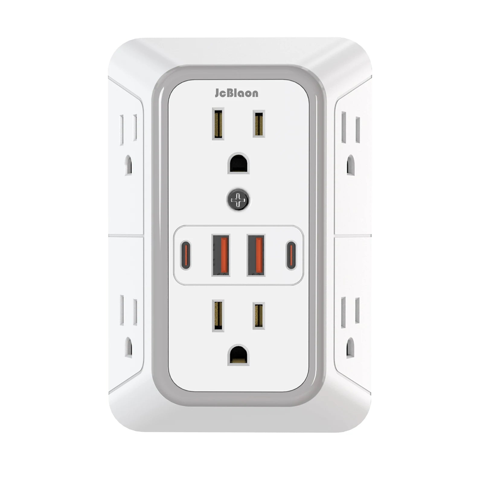 10-in-1 Wall Outlet Extender With USB Fast Charging