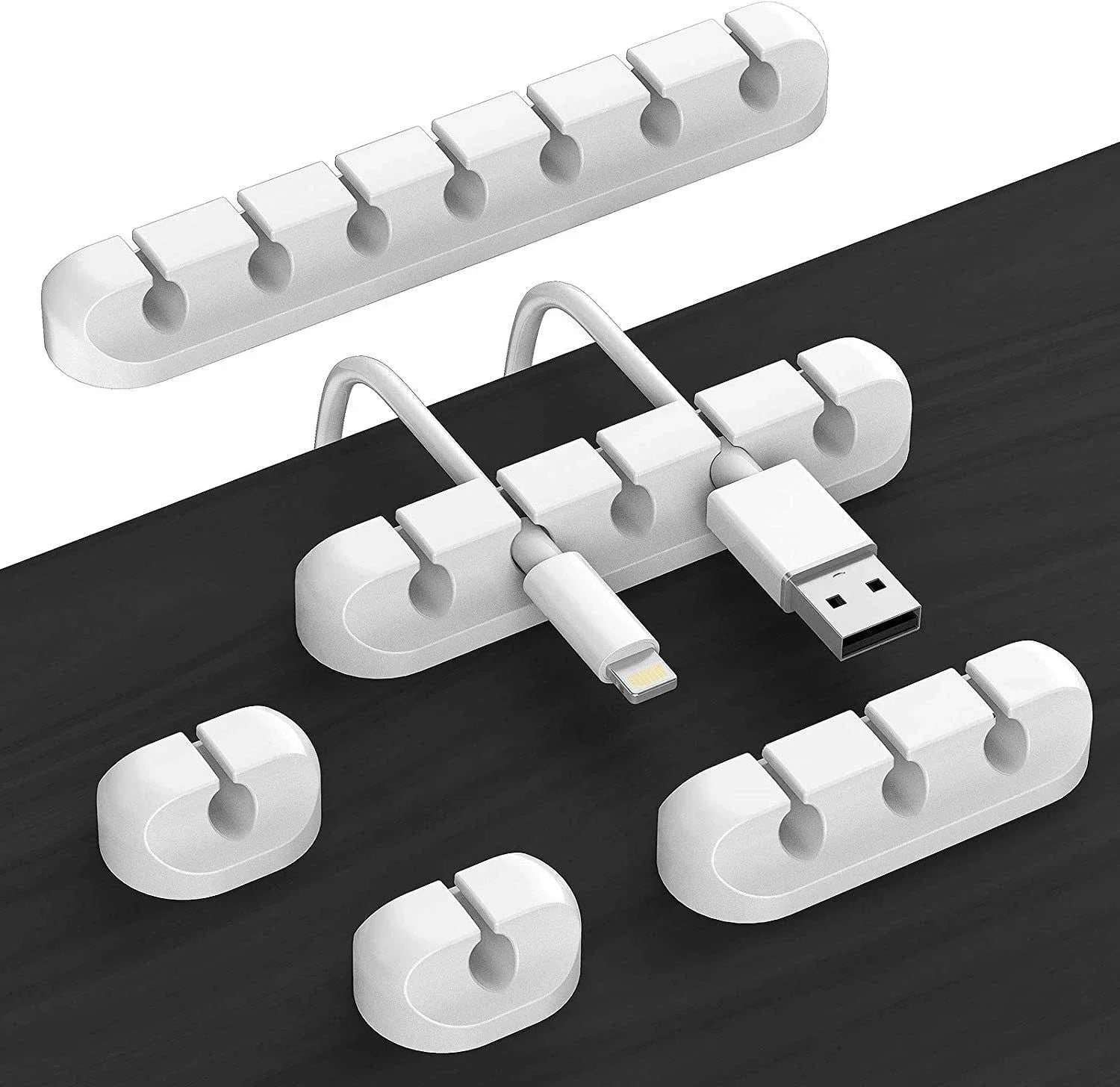 Silicon Cable Organizer - Keep Your Desk Neat And Tidy